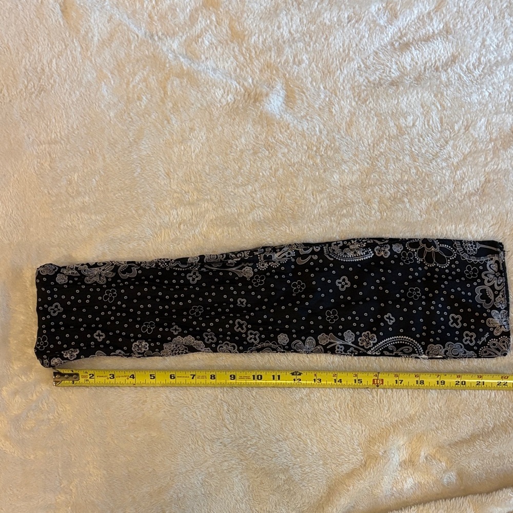 Black Paisley Scarf